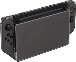 画像(003)Switchドックの前面を保護するクリアカバーがサイバーガジェットから