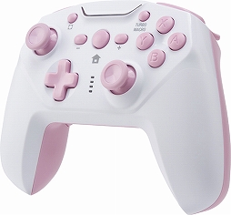 画像ギャラリー No.006のサムネイル画像 / マクロボタン付きSwitch用ゲームパッドにピンクやライトグリーンの新色登場