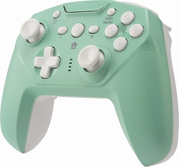 画像ギャラリー No.007のサムネイル画像 / マクロボタン付きSwitch用ゲームパッドにピンクやライトグリーンの新色登場