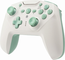 画像ギャラリー No.008のサムネイル画像 / マクロボタン付きSwitch用ゲームパッドにピンクやライトグリーンの新色登場