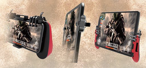 画像ギャラリー No.010のサムネイル画像 / バトロワ向けのスマホ用ゲームグリップ「猛者」をエレコムが8月下旬に発売。特別デザインのクラウドファンディングも実施