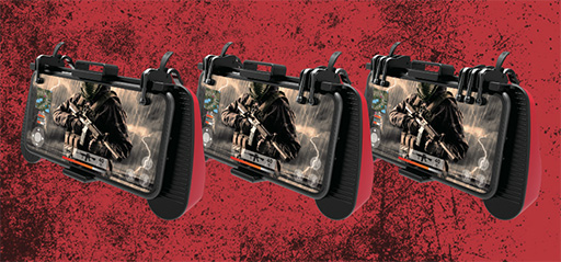 画像ギャラリー No.014のサムネイル画像 / バトロワ向けのスマホ用ゲームグリップ「猛者」をエレコムが8月下旬に発売。特別デザインのクラウドファンディングも実施