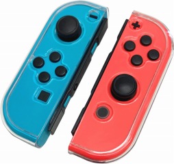 画像ギャラリー No.002のサムネイル画像 / Joy-Conに被せて保護するクリアカバーがサイバーガジェットから