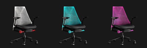 画像ギャラリー No.002のサムネイル画像 / ハーマンミラーの「セイルチェア」にゲーマー向けカラーバリエーションが登場。全6種で税込9万6800円