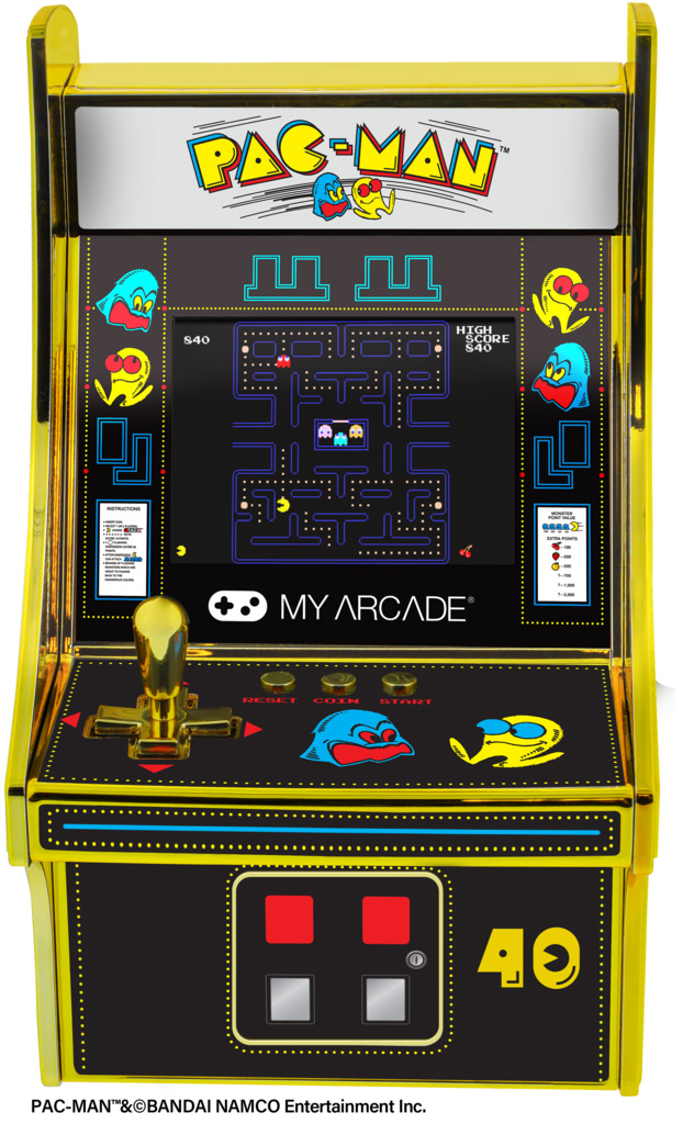 ミニチュア筐体風ゲーム機「レトロアーケード<パックマン>」の