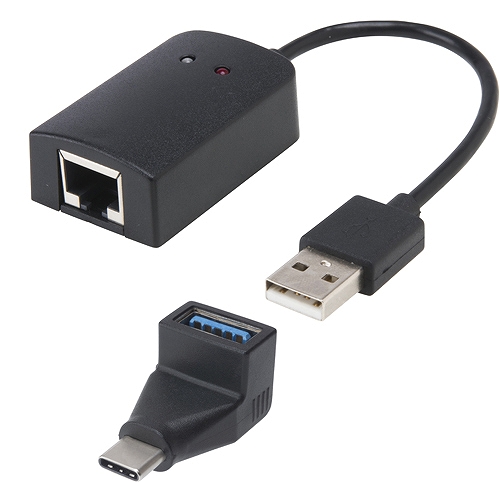 画像ギャラリー No.004のサムネイル画像 / Type-A to Type-C変換コネクタ付きでSwitch Liteでも使えるUSB LANアダプタが発売に