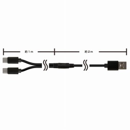 ���������꡼ No.005�Υ���ͥ������ / Type-C¦����Ԥ�ʬ���줿USB���ť����֥뤬������Х��������뤫��