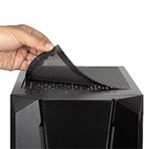 画像ギャラリー No.005のサムネイル画像 / 光るファンや前面LEDストリップ付きのSilverStone製MicroATXケースが登場