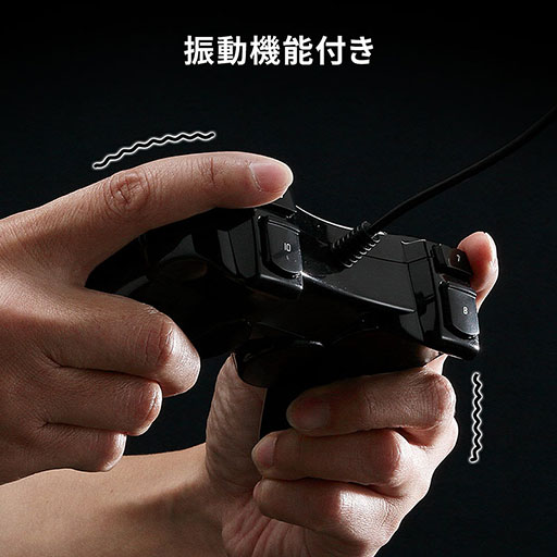 画像ギャラリー No.006のサムネイル画像 / 税込3700円のPC用16ボタンゲームパッドがサンワサプライから