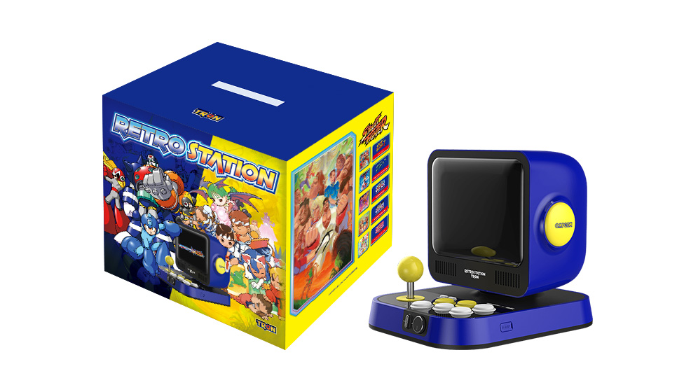 カプコン公認の新型ゲーム機「RETRO STATION」が2021年3月発売