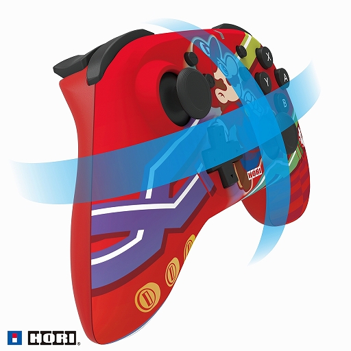 画像集#003のサムネイル/HORI,Switch用ワイヤレスゲームパッドにスーパーマリオの新柄を追加