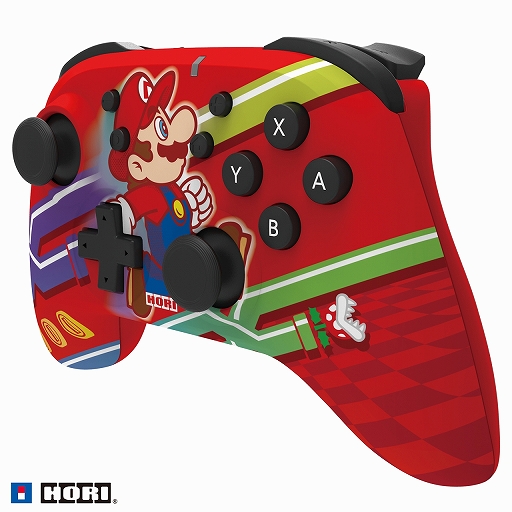 画像集#005のサムネイル/HORI,Switch用ワイヤレスゲームパッドにスーパーマリオの新柄を追加