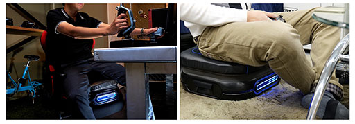 画像ギャラリー No.002のサムネイル画像 / ゲームに合わせて座面が動く座布団型体感シート「ANTSEAT」の予約受付が始まる