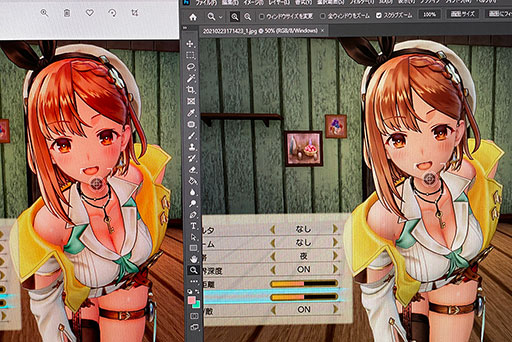 画像ギャラリー No.055のサムネイル画像 / MSIのクリエイター向けディスプレイ「Creator PS321QR」は,ゲームもクリエイティブな用途もこなせる万能ディスプレイだ