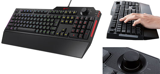 画像ギャラリー No.001のサムネイル画像 / エレコム,カラーLED搭載で税込約6500円のメンブレンキーボードを発売