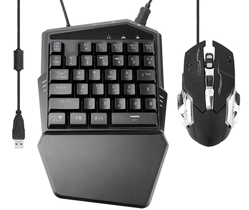 画像ギャラリー No.003のサムネイル画像 / PCやPS4,Switchで使える片手用キーパッド&マウス「ツナイデントCombo」がゲームテックから発売に