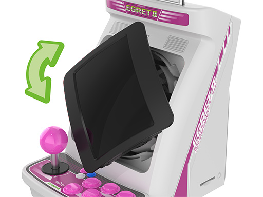 画像集#004のサムネイル/タイトーの名作アーケードゲームを収録した小型ゲーム機「EGRETII mini」が2022年3月2日に発売