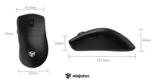 画像ギャラリー No.004のサムネイル画像 / 新興Ninjutsoの軽量ワイヤレスマウス「Origin One X」が国内販売開始