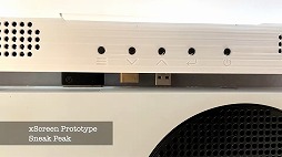 画像ギャラリー No.002のサムネイル画像 / Xbox Series Sに取り付けられるポータブルディスプレイ「xScreen」のクラウドファンディングが実施中。1日で目標額の500%以上を集める