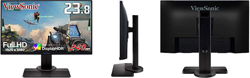 ViewSonic,240Hz表示&FreeSync対応のゲーマー向け23.8型フルHD ViewSonic,240Hz表示&FreeSync対応のゲーマー向け23.8型フルHD