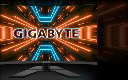 GIGABYTE,2560×1440ドット,165Hz表示対応の湾曲型モデルなど31.5型