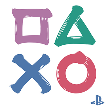 画像ギャラリー No.005のサムネイル画像 / PSの「△〇×□」柄をプリントしたバッグの第2弾がGRAPHT GAMING LIFEから。セキュリティタグ内蔵のレザーアクセサリも登場