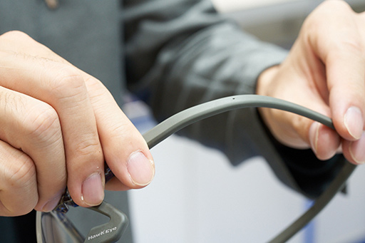 画像ギャラリー No.009のサムネイル画像 / 国際メガネ展「IOFT 2021」で,鼻当てのないゲーマー向けメガネとセンサー内蔵スマートグラスがゲーマーにお勧め