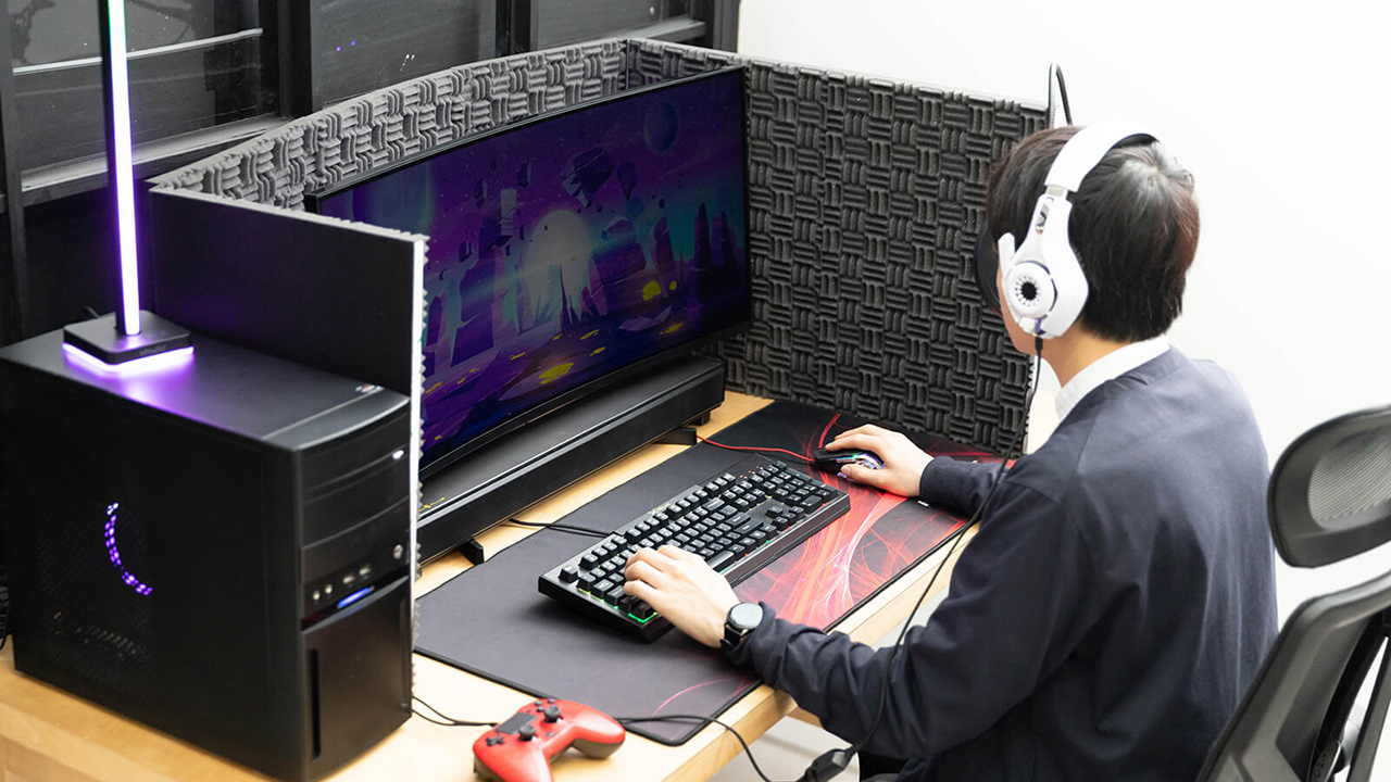 簡単に組み立てられてPCを囲めるゲーマー向け吸音ボードがアンサーから