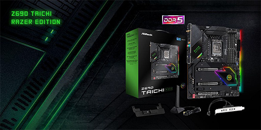 画像ギャラリー No.003のサムネイル画像 / ASRock,Z690搭載最上位マザー「Z690 Taichi」のRazer Chromaモデルを発表