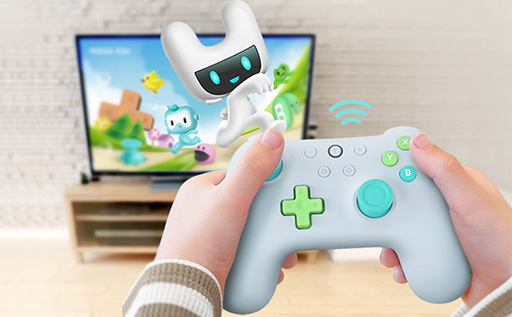 画像ギャラリー No.002のサムネイル画像 / 手の小さな子ども向けに設計されたSwitch用Bluetoothゲームパッドが登場