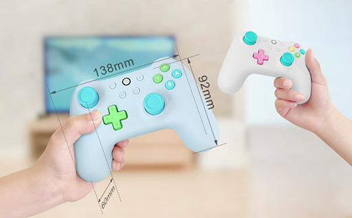 画像ギャラリー No.004のサムネイル画像 / 手の小さな子ども向けに設計されたSwitch用Bluetoothゲームパッドが登場