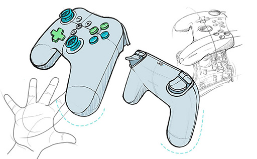 画像ギャラリー No.015のサムネイル画像 / 手の小さな子ども向けに設計されたSwitch用Bluetoothゲームパッドが登場