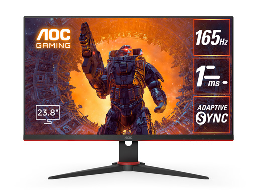 画像ギャラリー No.019のサムネイル画像 / きつめのカーブを描いたAOC製31.5型/27型湾曲型ディスプレイが発売。平面型の27型/23.8型モデルも