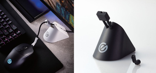 画像ギャラリー No.001のサムネイル画像 / エレコム,シンプルなデザインのゲーマー向けケーブルアンカーを発売