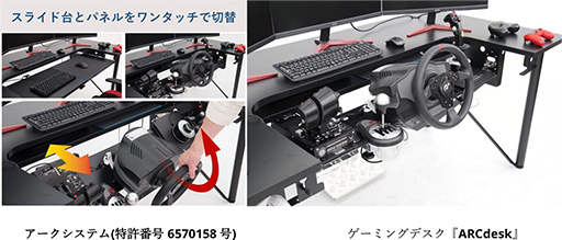 画像ギャラリー No.003のサムネイル画像 / ゲーマー向けデスク「ARCdesk」が数量限定で40%引きに