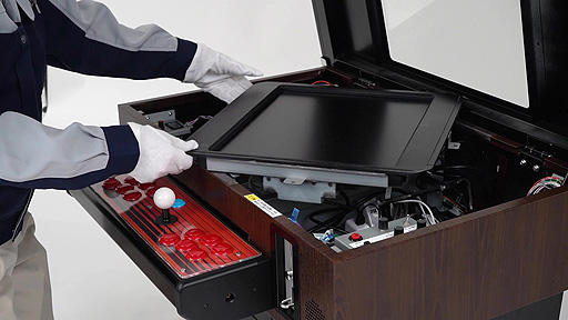 画像集 No.007のサムネイル画像 / 徳力精工のレトロなテーブル筐体「TAKUYAタクヤ」，BEEP通販サイトで50台限定の受注を4月11日に開始。BEEP秋葉原店で実機展示も