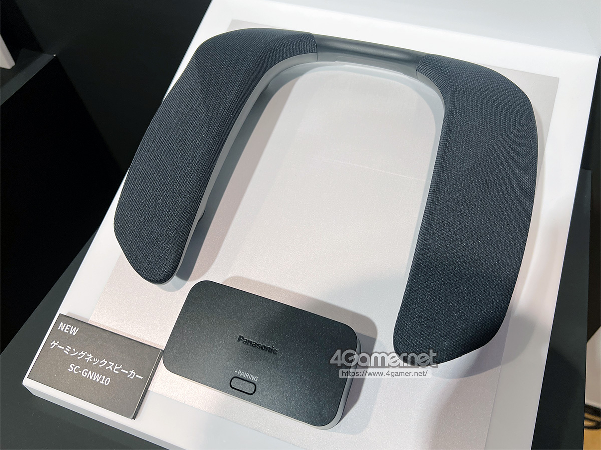 ワイヤレスで使えるサラウンドネックバンドスピーカー「SC-GNW10」が ワイヤレスで使えるサラウンドネックバンドスピーカー「SC-GNW10」が