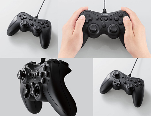 画像ギャラリー No.003のサムネイル画像 / スティックやボタンのレイアウトが選べるワイヤードゲームパッドがエレコムから登場