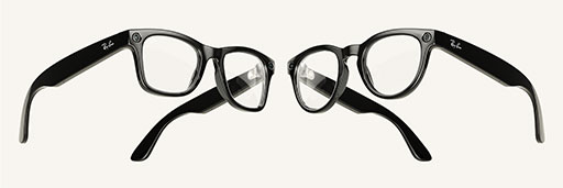 画像集 No.024のサムネイル画像 / Metaが開発したスマートグラス「Ray-Ban Meta Smart Glasses」は，メガネ型スマートフォンの未来を感じさせるアイテムだ