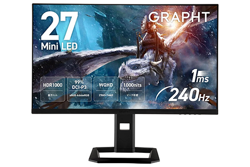 ꡼ No.002Υͥ / Mini LEDХå饤ȺѤ271440pվǥץ쥤GR2724ML-BKפGRAPHT STANDARDפо