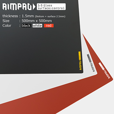 ���������꡼ No.001�Υ���ͥ������ / ����2.5mm�Υ��饹���ޥ����ѥåɡ�AIMPAD1.5�פ����ͽ�󤬥�������