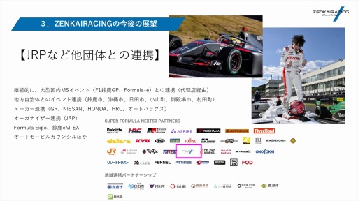 ꡼ No.023 | ZENKAIRACINGߥ졼졼󥰥ǥХΤFanatecŹˡξҤμȤߤҲ𤵤줿PR٥ȳ