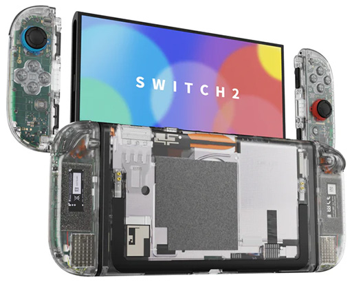 ���������꡼ No.003�Υ���ͥ������ / Switch2��Joy-Con 2�γ�����ʬ�Ǹ򴹤Ǥ���򴹥ѡ��Ĥ�eXtremeRate���顣���顼�Хꥨ�������϶ä���11����