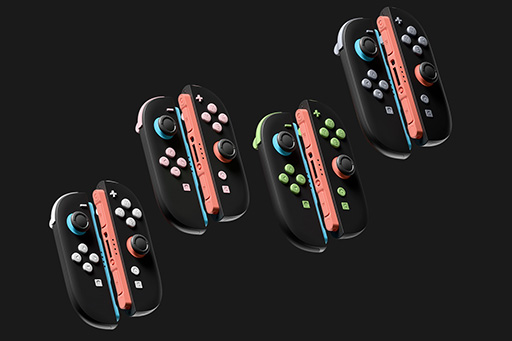 ���������꡼ No.005�Υ���ͥ������ / Switch2��Joy-Con 2�γ�����ʬ�Ǹ򴹤Ǥ���򴹥ѡ��Ĥ�eXtremeRate���顣���顼�Хꥨ�������϶ä���11����