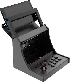 画像ギャラリー No.003のサムネイル画像 / Switch2/Switchをセットするだけでアーケード筐体風ジョイスティックに早変わり。ゲオ,「レトロアーケードドック」を販売開始