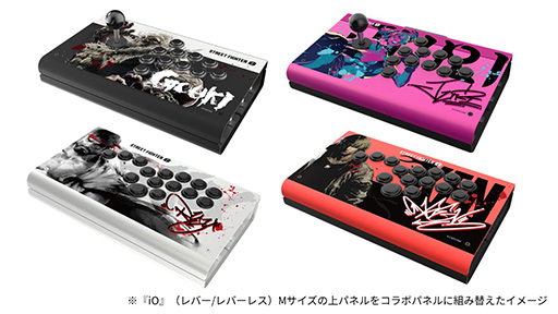 画像ギャラリー No.002のサムネイル画像 / カスタムオーダーできるアケコン「iO」に，一回り大きなLサイズやストリートファイター6コラボモデルが登場