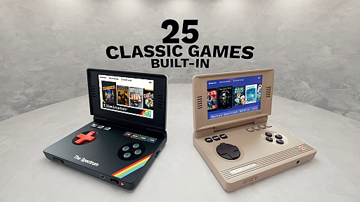 画像ギャラリー No.008のサムネイル画像 / 懐かしのパソコンを携帯ゲーム機風にアレンジ。25本のゲームを遊べる「C64 Handheld」「Spectrum Handheld」の発売が延期に