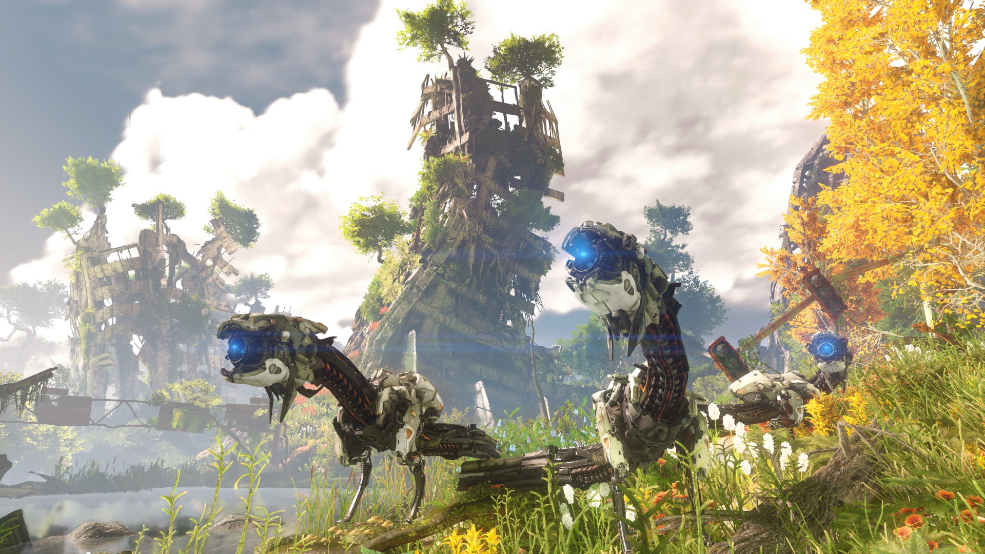 画像集 014 15 Guerrilla Gamesのps4向け新作 Horizon Zero Dawn が発表 機械化した野生動物を相手に狩猟バトルを繰り広げる三人称視点アクション 4gamer Net