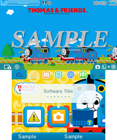 画像ギャラリー No.001のサムネイル画像 / 原作出版から70周年の「きかんしゃトーマス」，3DS用テーマが配信開始