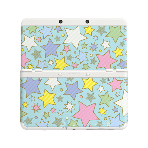 Newニンテンドー3ds本体と カラフルスター のきせかえプレートがセットになったパックが9月17日に発売決定
